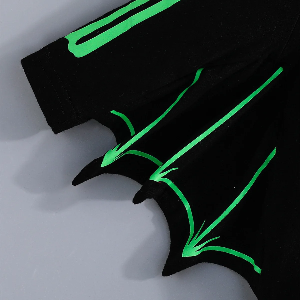 Neuer Halloween-Fledermaus-Overall für Babys, Kinder-Langarm-Strampler mit Kapuze, dehnbar und bequem, für Neugeborene, Kinder, Cosplay, Jungen und Mädchen – Detail 13