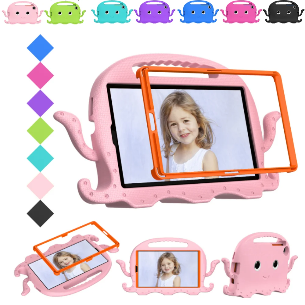 

Чехол для Samsung Galaxy Tab A11 A9 A7Lite 8,7 дюйма TabA 8,0 дюйма, чехол из ЭВА с водонепроницаемой рамкой + ПЭТ-пленка + ремни