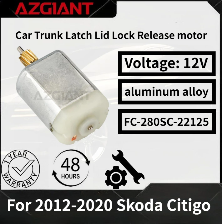 

For 2012-2020 Skoda Citigo Car Trunk Latch Lid Lock Release motor New high-quality replacement parts OEM Auto Accessories
