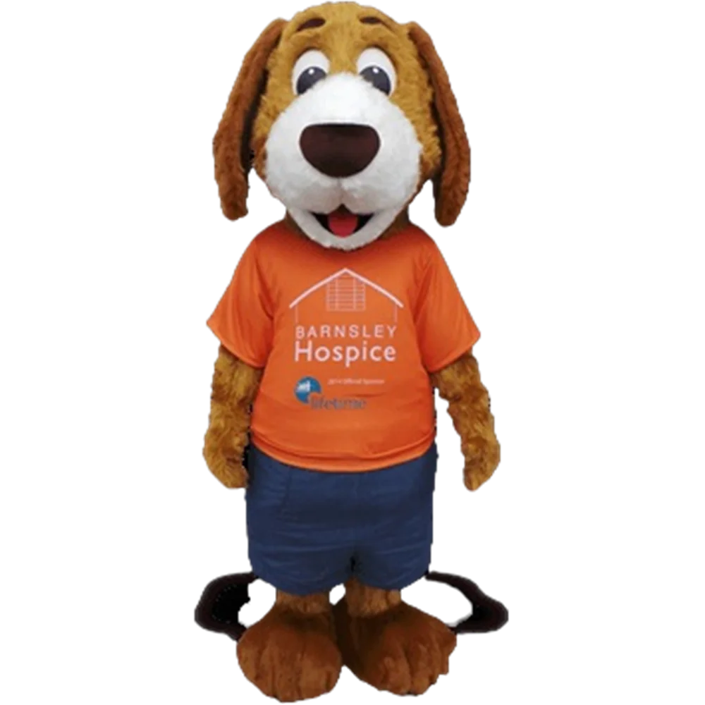 Costume de mascotte de chien mignon pour LCD, longue peluche, marron, robe de paupières Mascotte, olympiques de cosplay, haute qualité, prix spécial, 2312