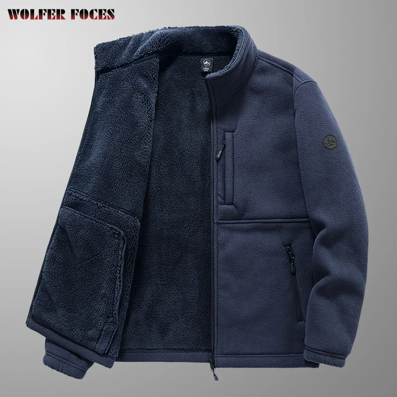 

Outdoor Camping Clothing Tactical Heating Jackets Custom Mountaineering Autumn And Winter 2022 New Thickened Lamb Fleece Jacket