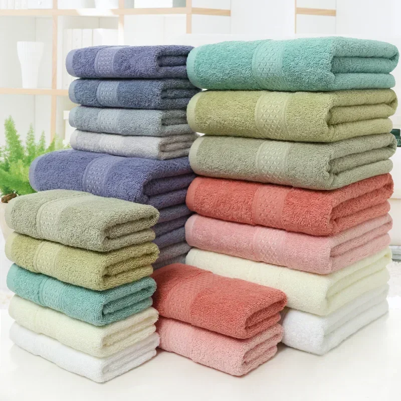 Large Cotton Super Absorbent Thick Towel Bath Towel 70*140 Soft Comfortable Bath Towel