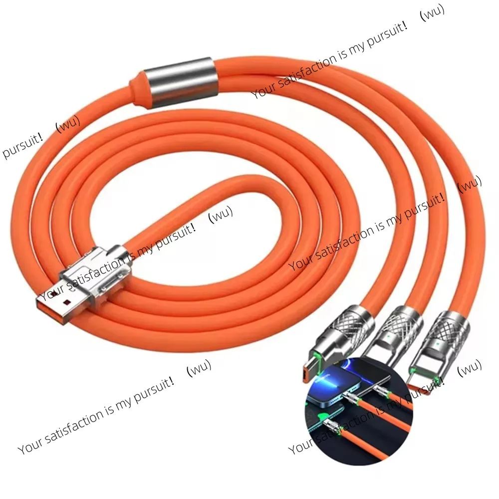 1M and 1.2m 3-in-1 fast charging cable for iPhone 11 XS XR iPad Air Samsung S20 S10 Type C Micro USB cable