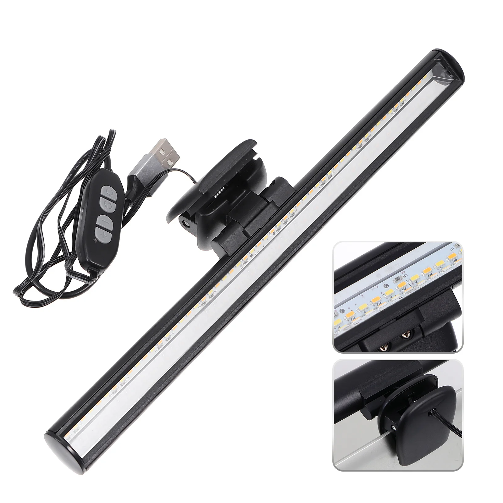 

USB Computer Monitor Light Adjustable Brightness Color Temperature LED Lamp Clip LED Light for Office Cafe Study