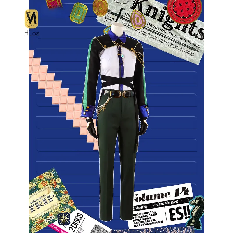 

HCos Ensemble Stars knights trip Cosplay Costume Elegant clothes Accessories Prop Uniform Anime Game For Men Women Role Play