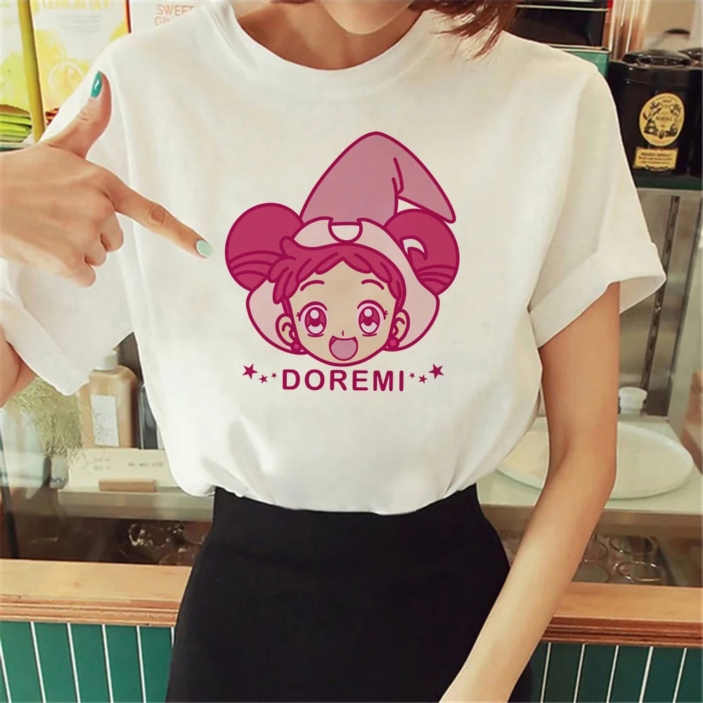 Ojamajo Doremi top donna designer graphic comic t shirt girl y2k graphic clothes