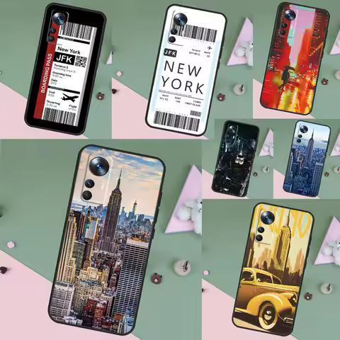 New York City Case For Xiaomi 15 13 14 Ultra 11T 12T 13T 14T Pro POCO X7 Pro X3 X5 F5 F6 M6 X6 Pro Cover
