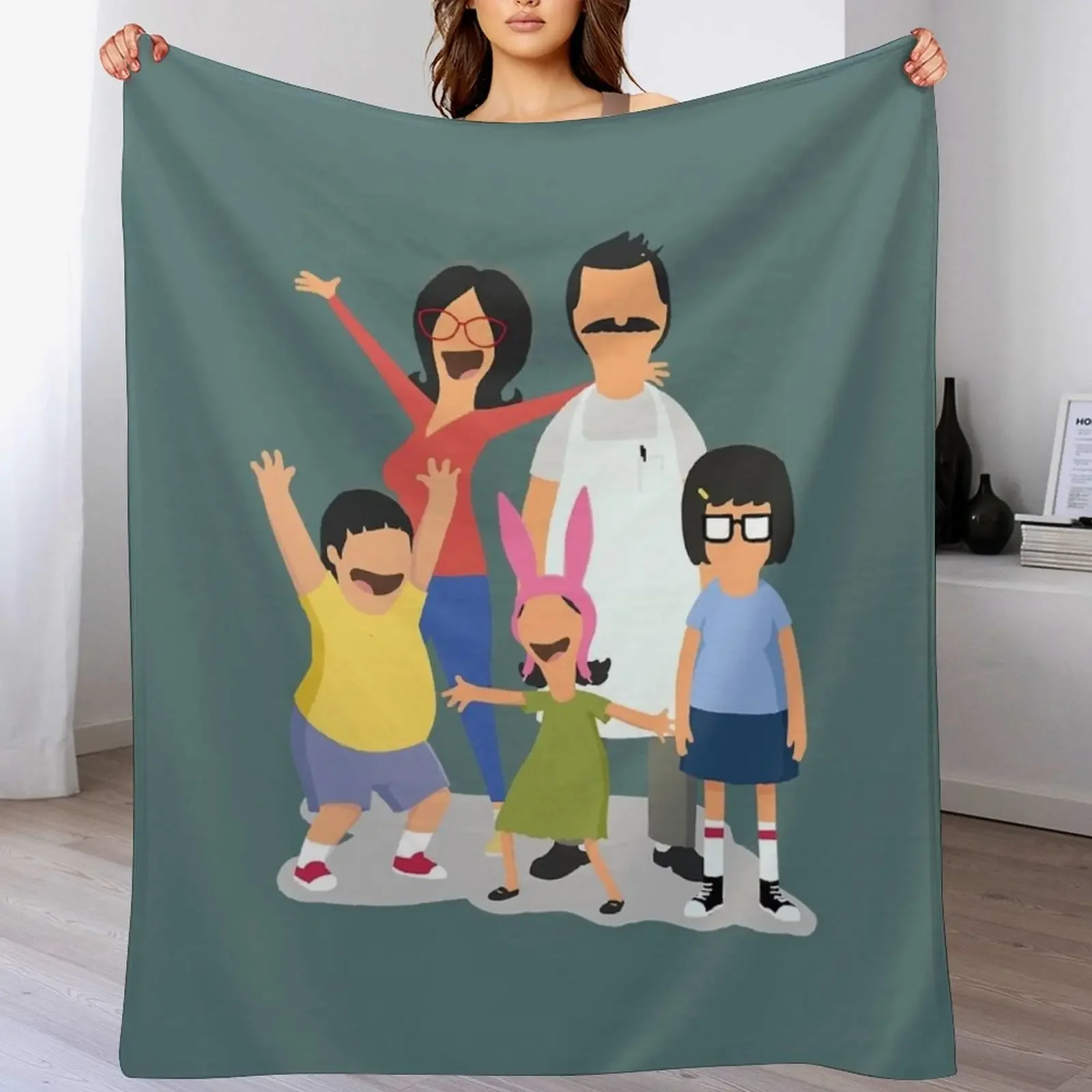 Minimal Belchers Throw Blanket Outdoor Soft Blanket for Picnic Beach Camping
