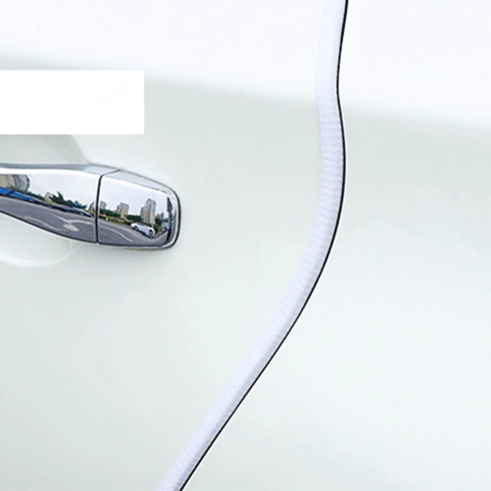 Protector Universal contra arañazos para puerta, tira impermeable a prueba de polvo, protección de borde automático, barra de choque para puerta de coche, 5M, 1 ud.