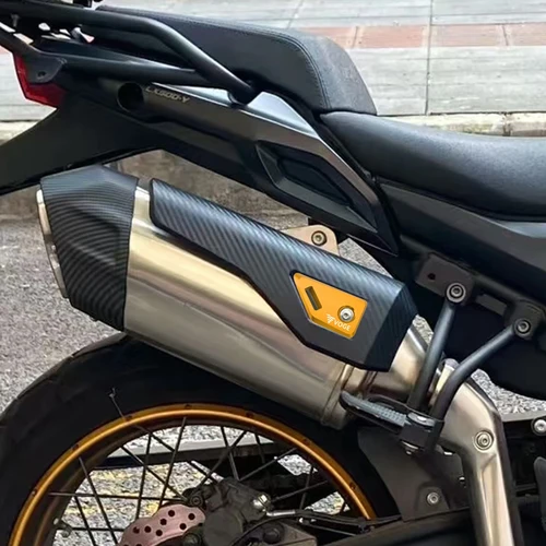 Imagen 1 del producto Para VOGE DS525X SD625X 525 625 dsx 525DSX 625DSX 2023 2024 2025 2026 CNC cubierta embellecedora decorativa lateral de escape de motocicleta de aluminio