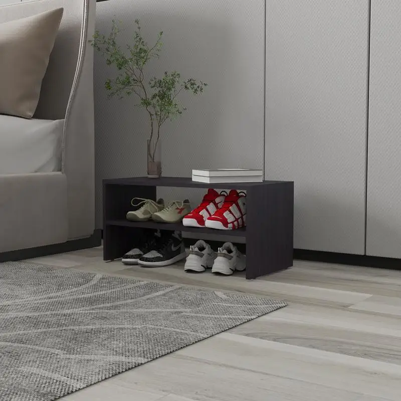 

Меламиновая полка для обуви с двумя полками отделки венге