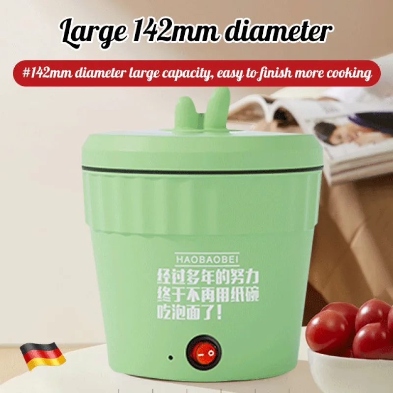 Mini Cooker Cooking Noodles Integrated Non-stick Pot Instant Noodle Pot Mini Electric Hot Pot  Multi Cooker Home Portable pot