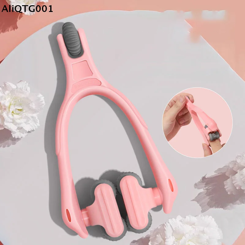 

Двухрядный роликовый массажер для пальцев с эластичной ручкой, портативный, для снятия напряжения с суставов, простой в использовании, инструмент для снятия усталости рук и пальцев