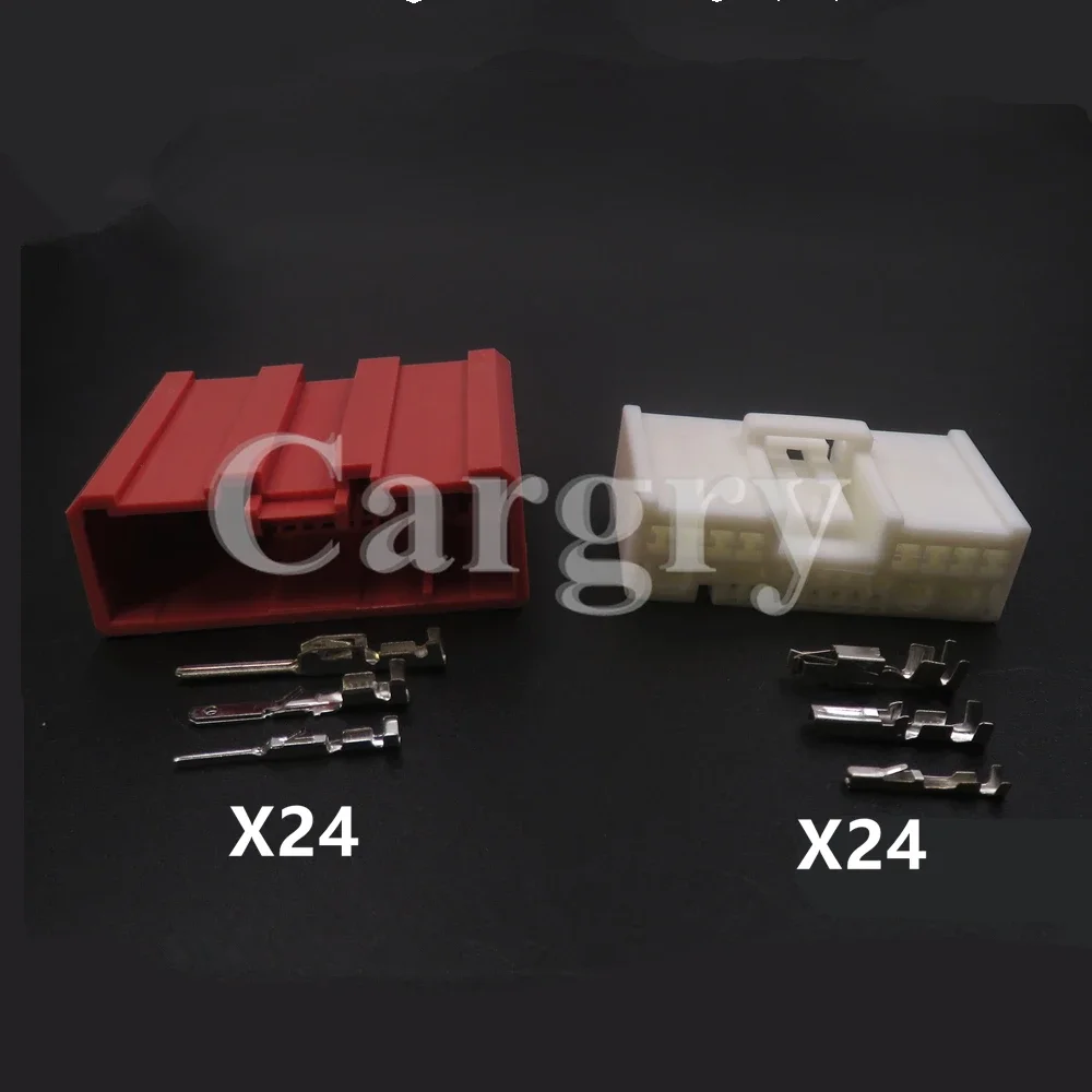

1 Set 24P AC Assembly Automobile Power Connector Car Replacement Composite Socket Auto Wire Cable Unsealed Adapter