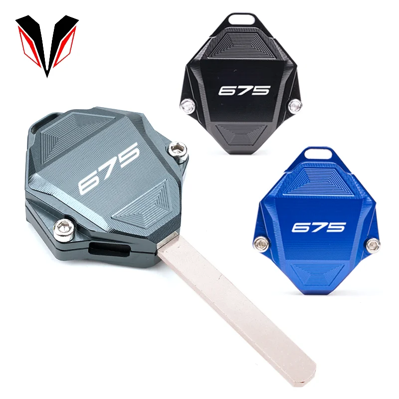 

For CFMOTO 675NK 675SR 675SR-R 675SS CF 675 NK SR Motorcycle CNC Key Cover Case Shell & Keyring Keychain Accessories Key Chain