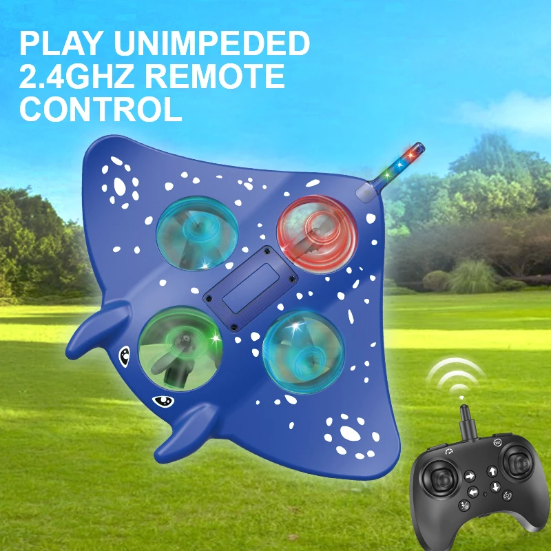 مانتا راي طائرة شراعية لعبة طائرة مع Led 2Ch جناحيها اليد رمي الجاذبية طائرة Rc الطائرات 2.4G التحكم عن بعد طائرة بدون طيار اللعب #6