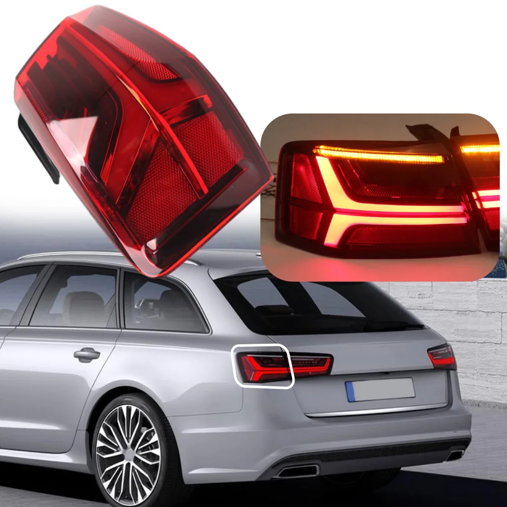 

1x Left/Right Outer Car LED Tail Light for Audi A6 C7 Sedan(facelift) 2015-2018 Rear Brake Lamp 4G5945093E 4G5945094E 4G5945095E