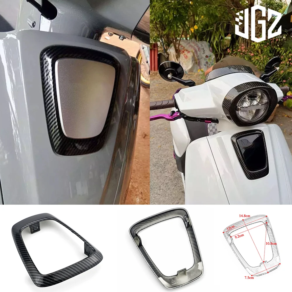 Motorcycle Center Garnish Cover Front Logo Frame Trim Cover For HONDA Giorno125 Giorno+ 2023-2025 Accessories