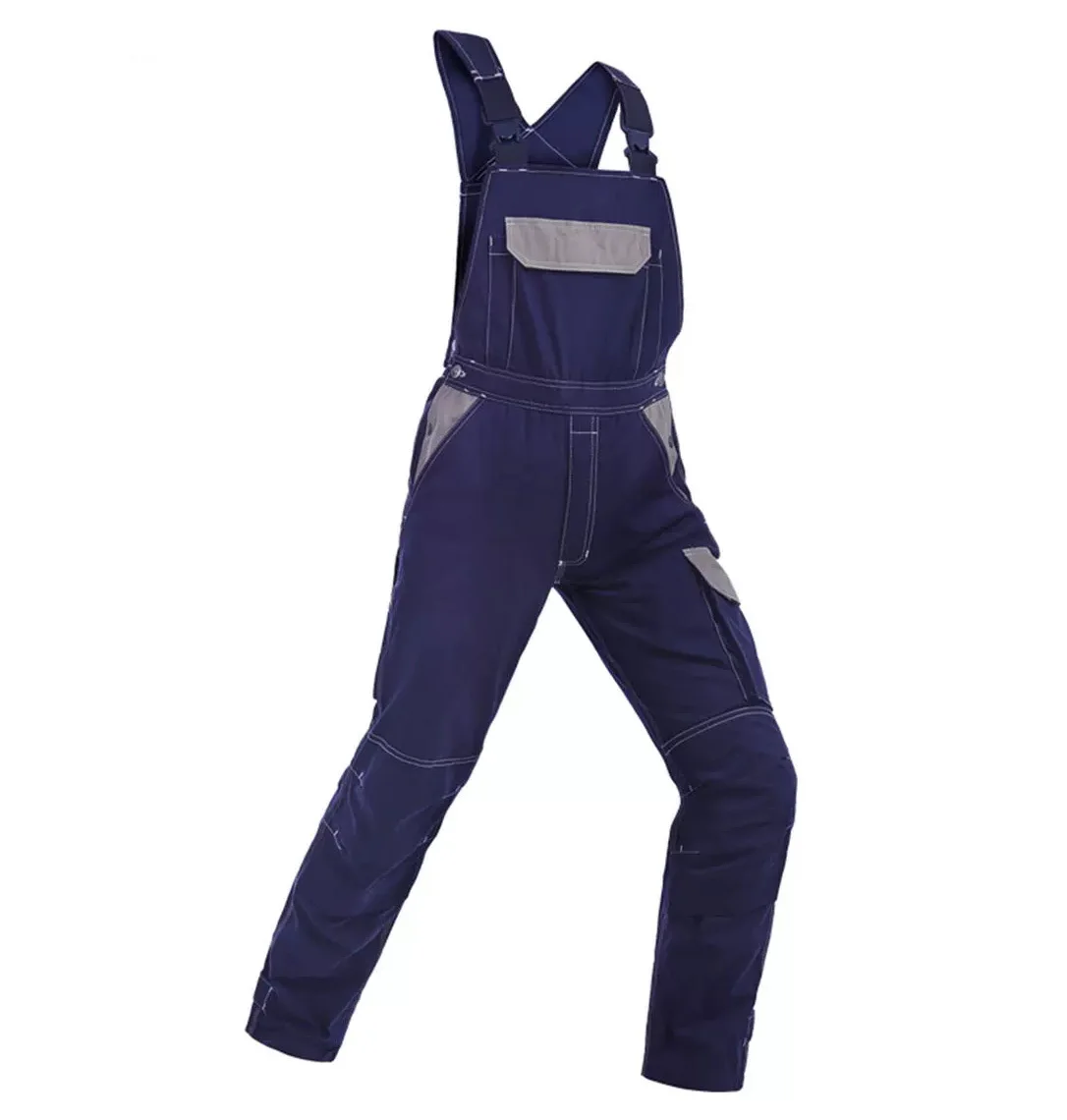 Bib Overalls Sleeveless Bib Pants Protective Overalls Strap Jumpsuits with Pockets