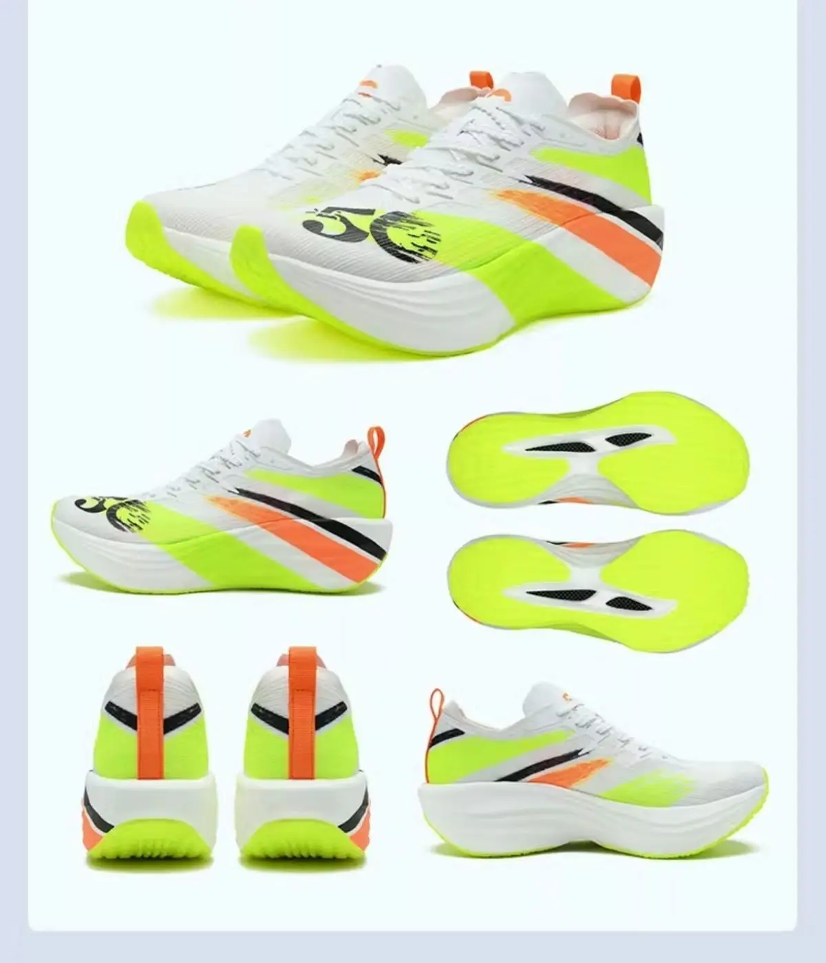 High Quality Thick Sole Running Shoes Mens Lightweight Comfortable Outdoor Jogging Shoes Womens Breathable Hiking Shoes Multi Pu