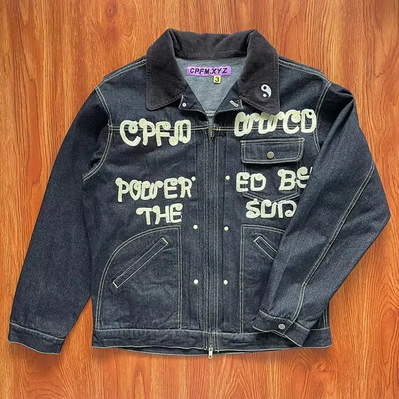 

2025 CPFM.XYZ Powered By The Sun Jacket European and American cowboy jacket WY1436