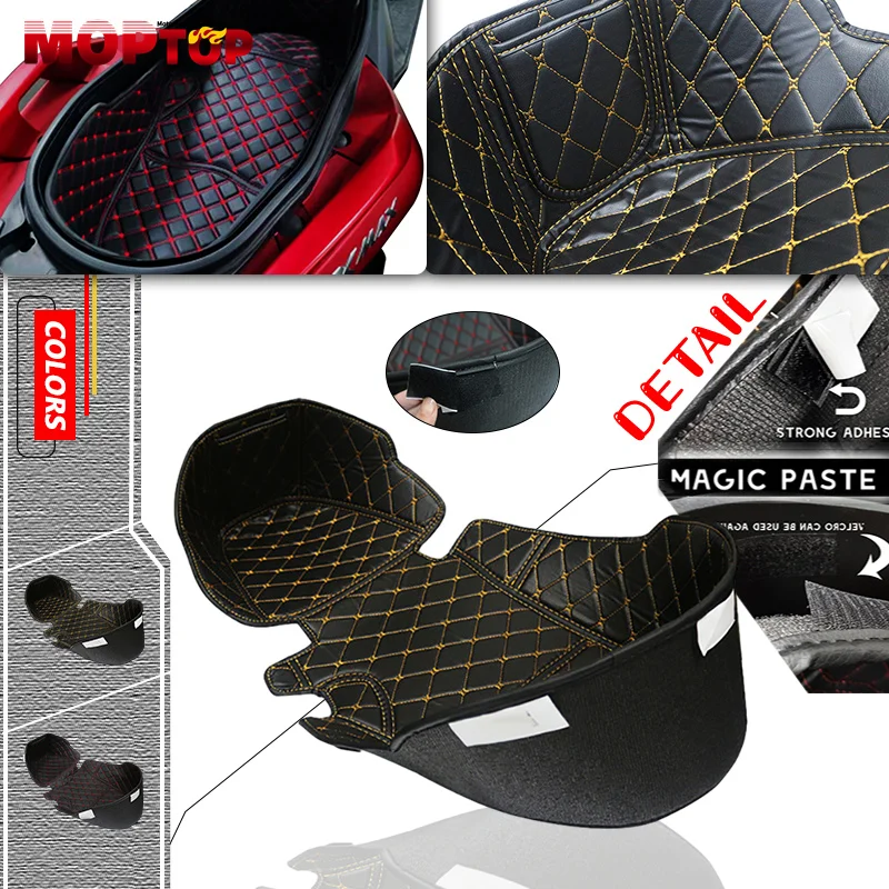 

For XMAX300 X-MAX 300 17-20 Leather Storage Box Liner Luggage Tank Cover Seat Bucket Pad Guard Motorcycle Accessories xmax300