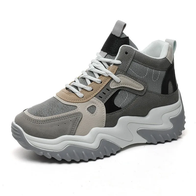 Women's Chunky Platform Dad Shoes Colorblock Breathable Height Increase Non Slip Casual Sport Sneakers Fall 2026 New Arrival
