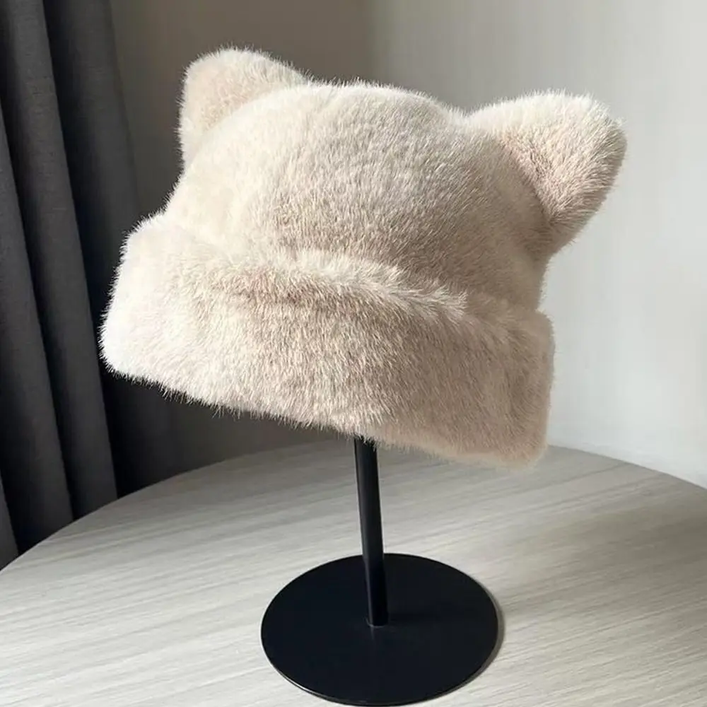 أزياء الشتاء الدافئة قبعة رشاقته لطيف آذان بنما قبعة يوم ثلجي القبعات الناعمة هدايا عيد الميلاد #5