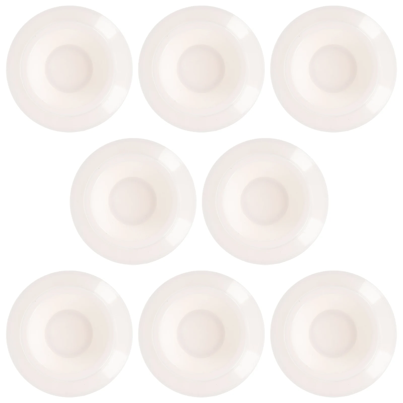 

8 Pcs White Transparent Piano Floor Mat Upright Non Foot Pads Anti skid Cushion Shockproof Accessory for Wooden