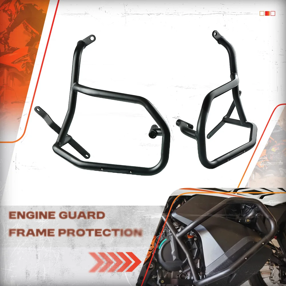 

For 790 Adventure S R 2019 2020 ADV R/S 790ADV Motorcycle Accessories Engine Guard Crash Tank Bar Bumper Fairing Frame Protector
