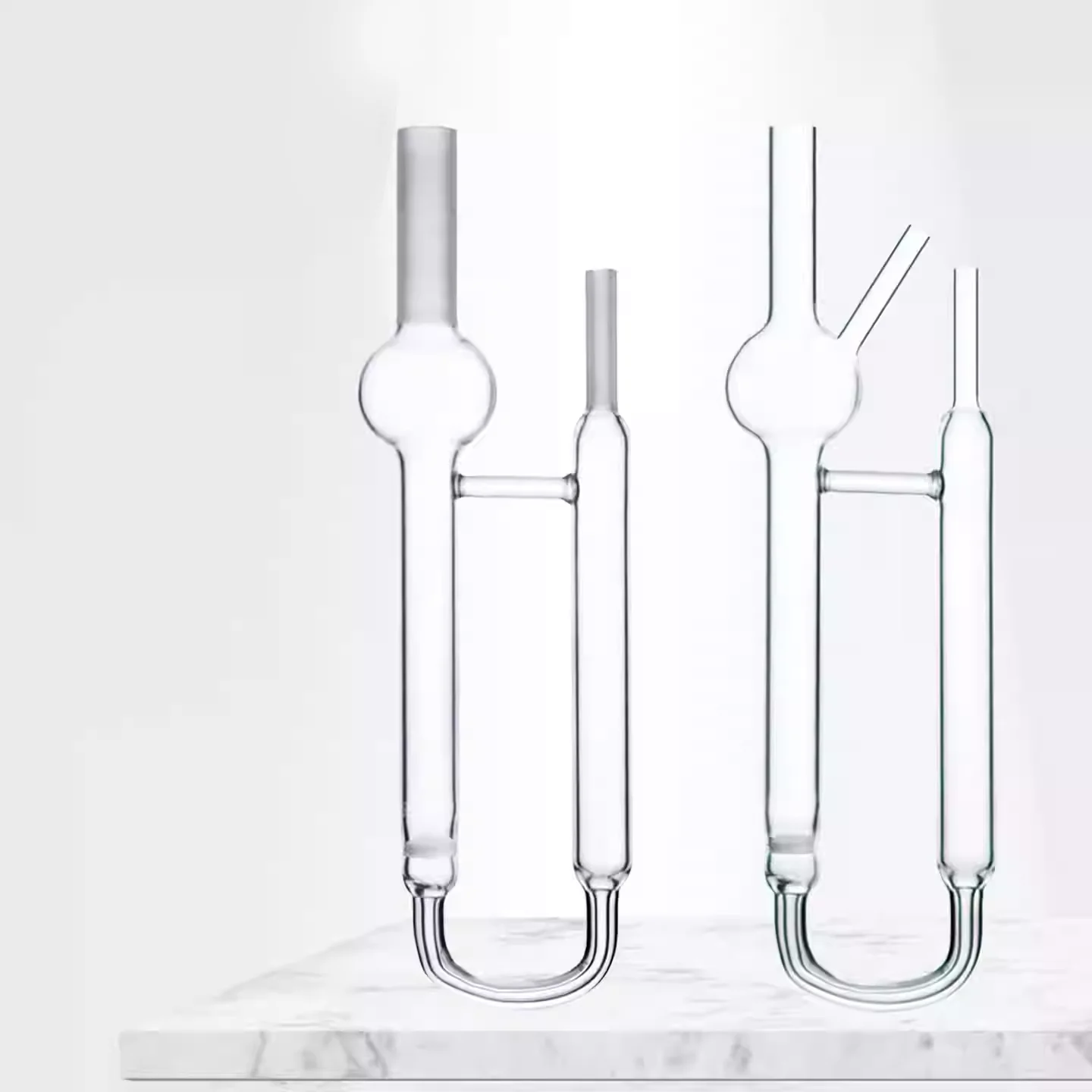 Fully automatic blowing capture instrument accessories U-shaped glass tube concentrator blowing sample injector oxygen analysis
