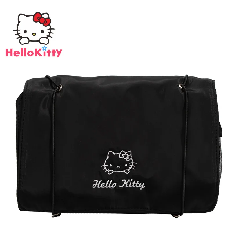 Kawaii Sanrio Hello Kitty  Makeup Bag Cartoon Portable Waterproof Large Capacity Storage Bags Removable Cosmetic Bag Girl Gifts