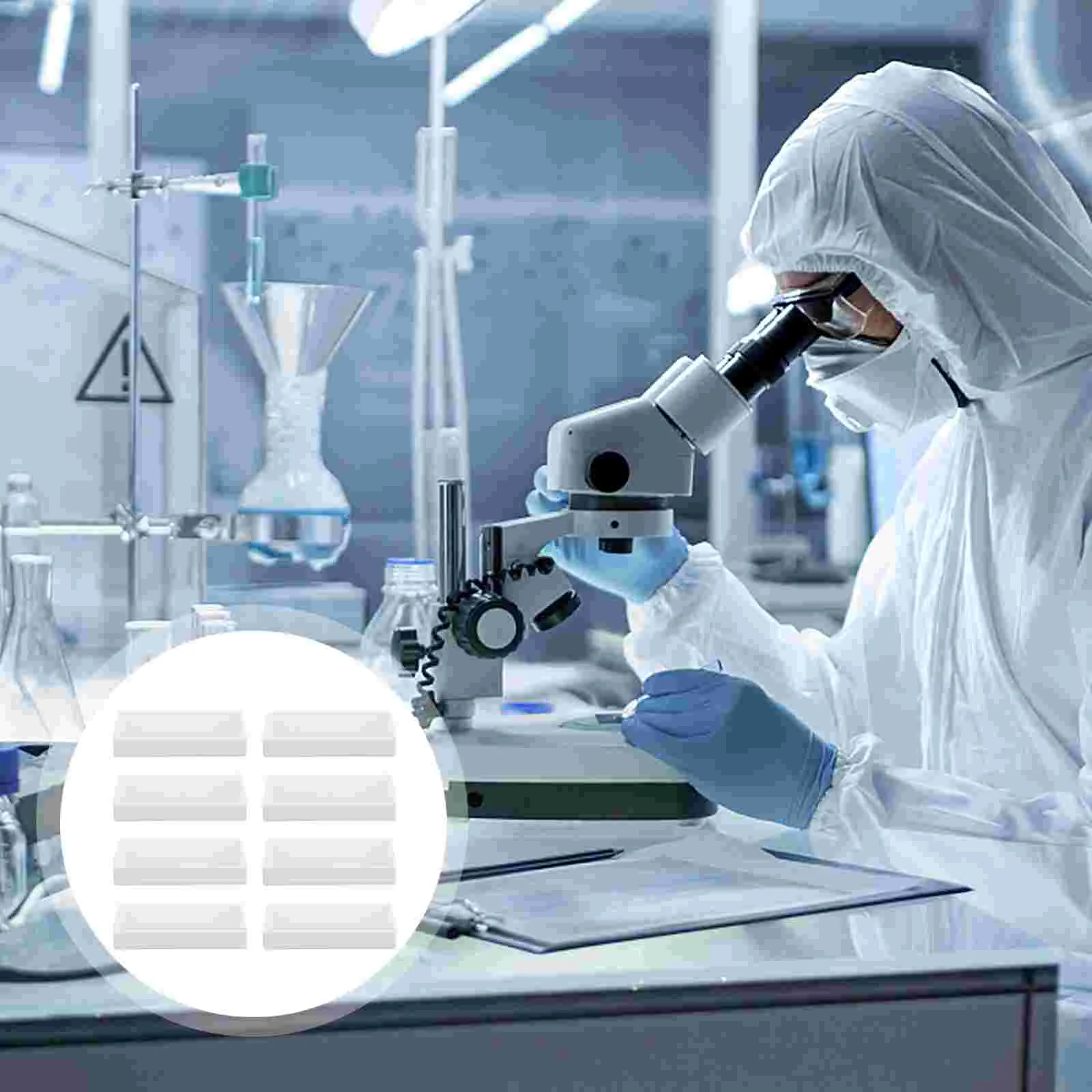 

Storage Bins with Lids Suction Tank and Sample Cell Stand Liquid Adding Slot Glass Reagent Containers