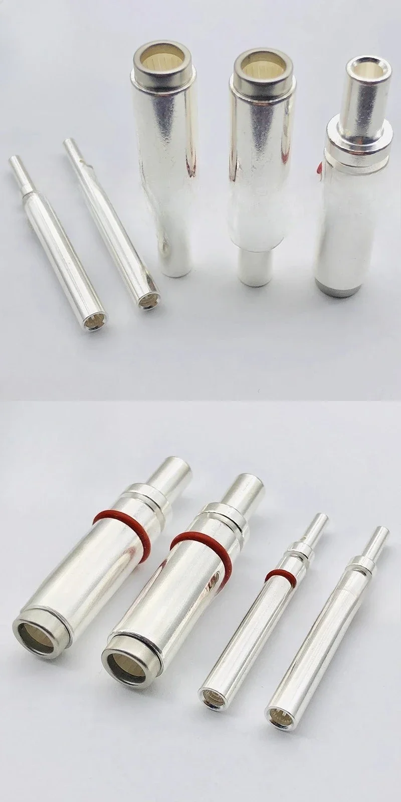 New energy plug charging pile, European standard pin jack socket female crown spring torsion spring female hole H62 brass