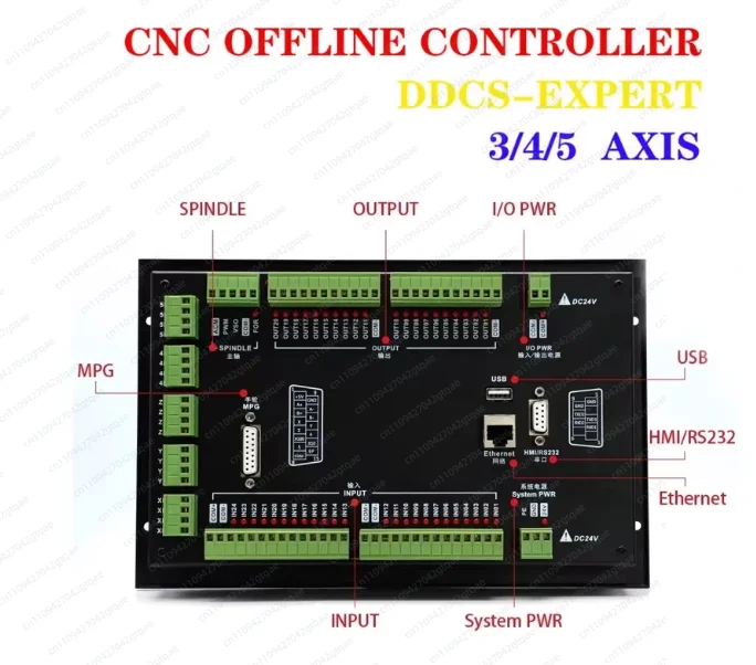 For  DDCS Expert 3/4/5 Axis Offline Controller 1mhz G Code Supports Closed-loop Stepper/atc To Replace DDCS V3.1+flywheel Mpg