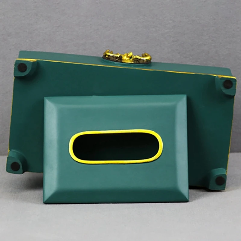 Tissue Box Holders Resin Tissue Box Resin Remote Holder Napkin Dispenser For Home Office Bathroom Vanity Countertops