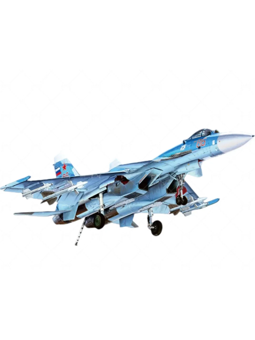 MINIBASE 8001 1/48 Su-33 Flanker- D Russian Navy Carrier-Borne Fighter - Scale Model Kit