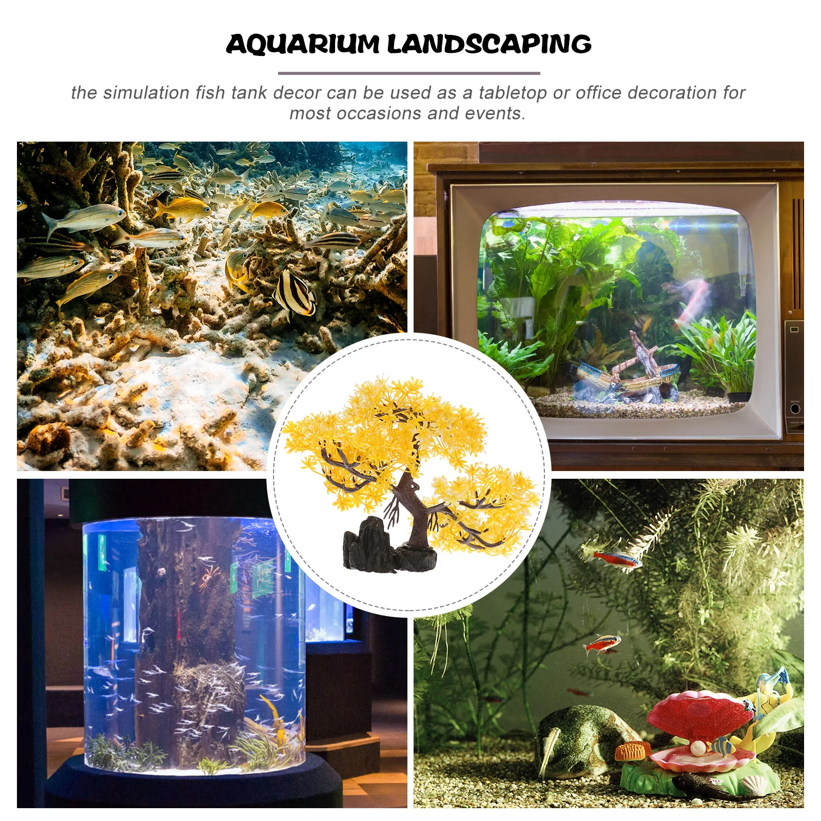 

Aquarium Plant Fish Decor Artificial Realistic Plants For Terrarium Aquatic Turtle Tank Accessories Freshwater Aquarium