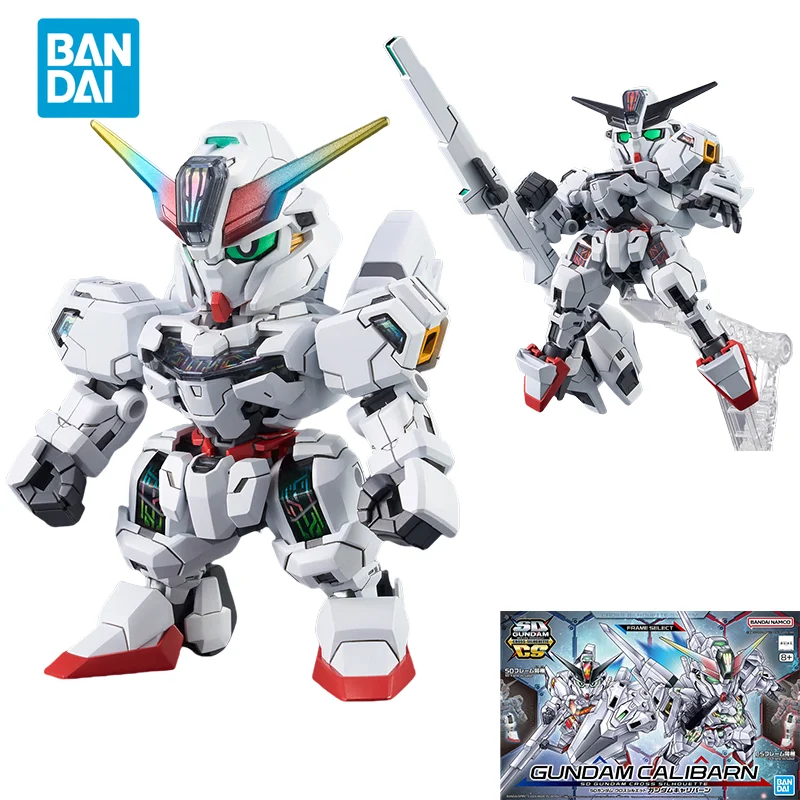 

Spot Direct Delivery Bandai Original Anime GUNDAM Model SDCS GUNDAM CALIBARN Action Figure Assembly Toys For Children Gift