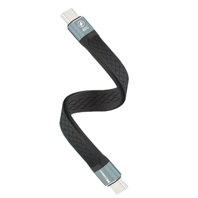 Heavy Duty USB C Data Cable 240W Power Delivery 40Gbps Transfer Rate 8K@60Hz Video Ready