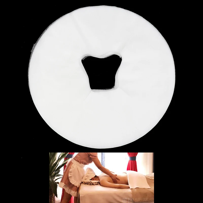 

100pcs Spa Salon Disposable Massage Face Rest Cushion Covers Cradle Sheets Headrest Pillow Paper Massage Face Cradle Table Cover