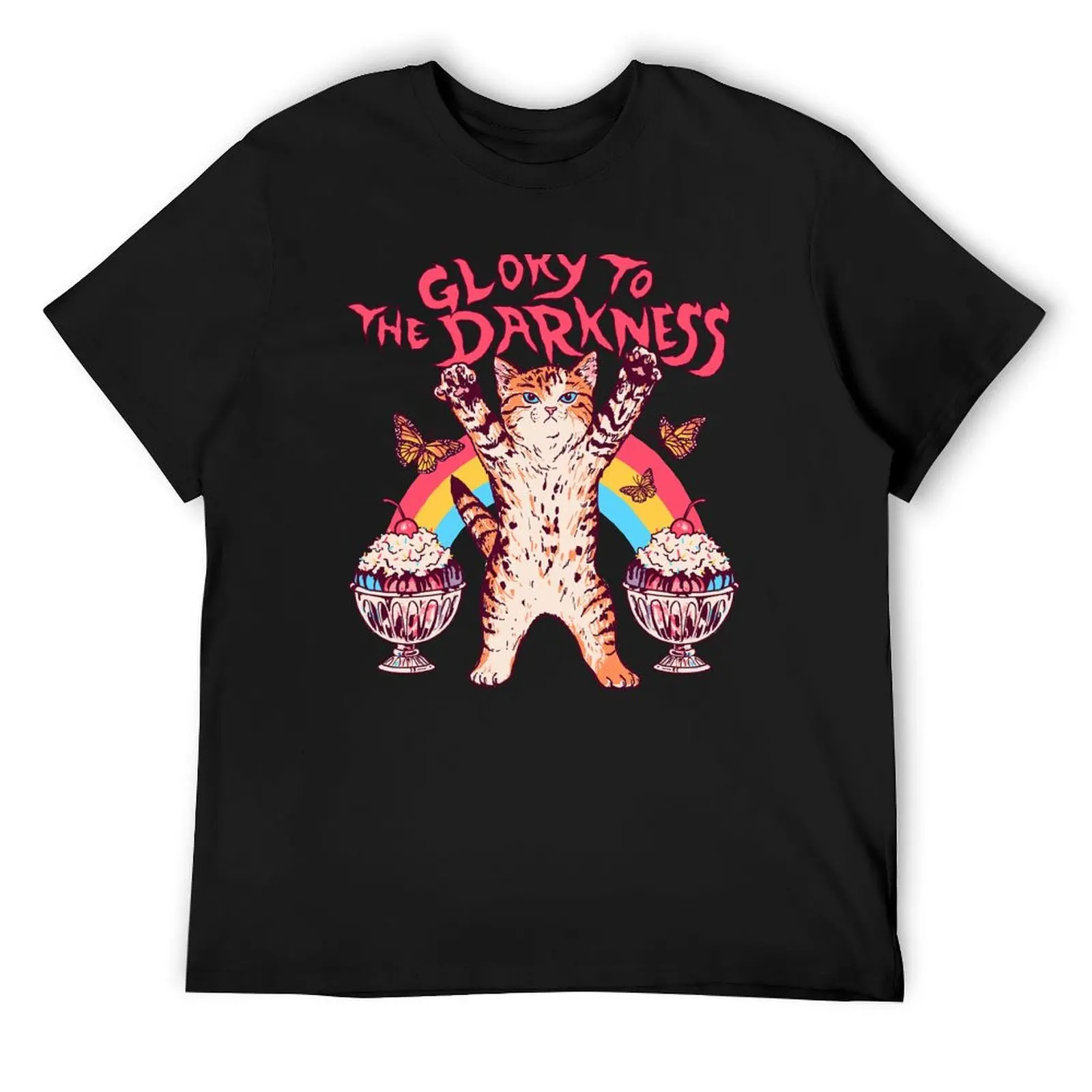 

Glory To The Darkness T-Shirt valentines boutique clothes graphics Funny t-shirt Personalized t-shirt vintage t shirt men