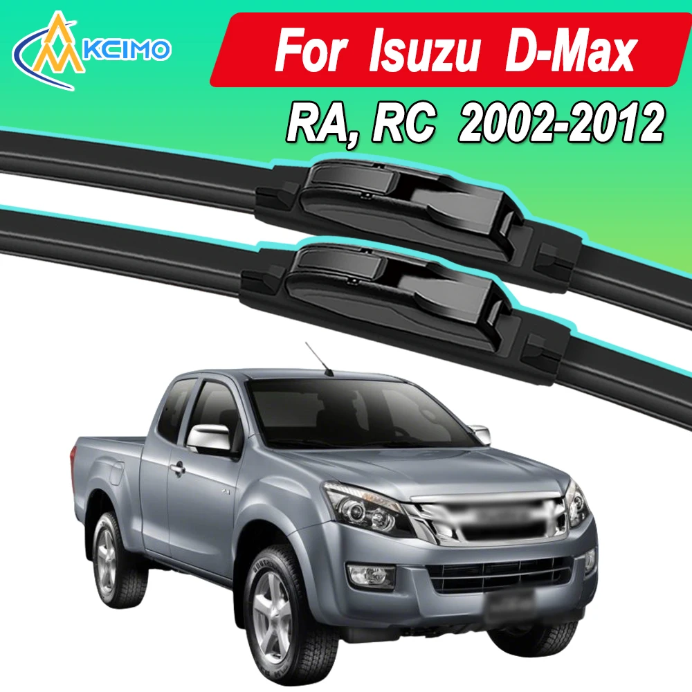

Силиконовые щетки стеклоочистителя автомобиля для Isuzu Д-макс РА, RC 2002-2012 гг. Всепогодные бесшумные щетки стеклоочистителя, быстроразъемный зажим