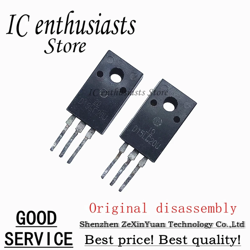 10PCS D15LC20U 15A 200V TO-220 오리지널 분해