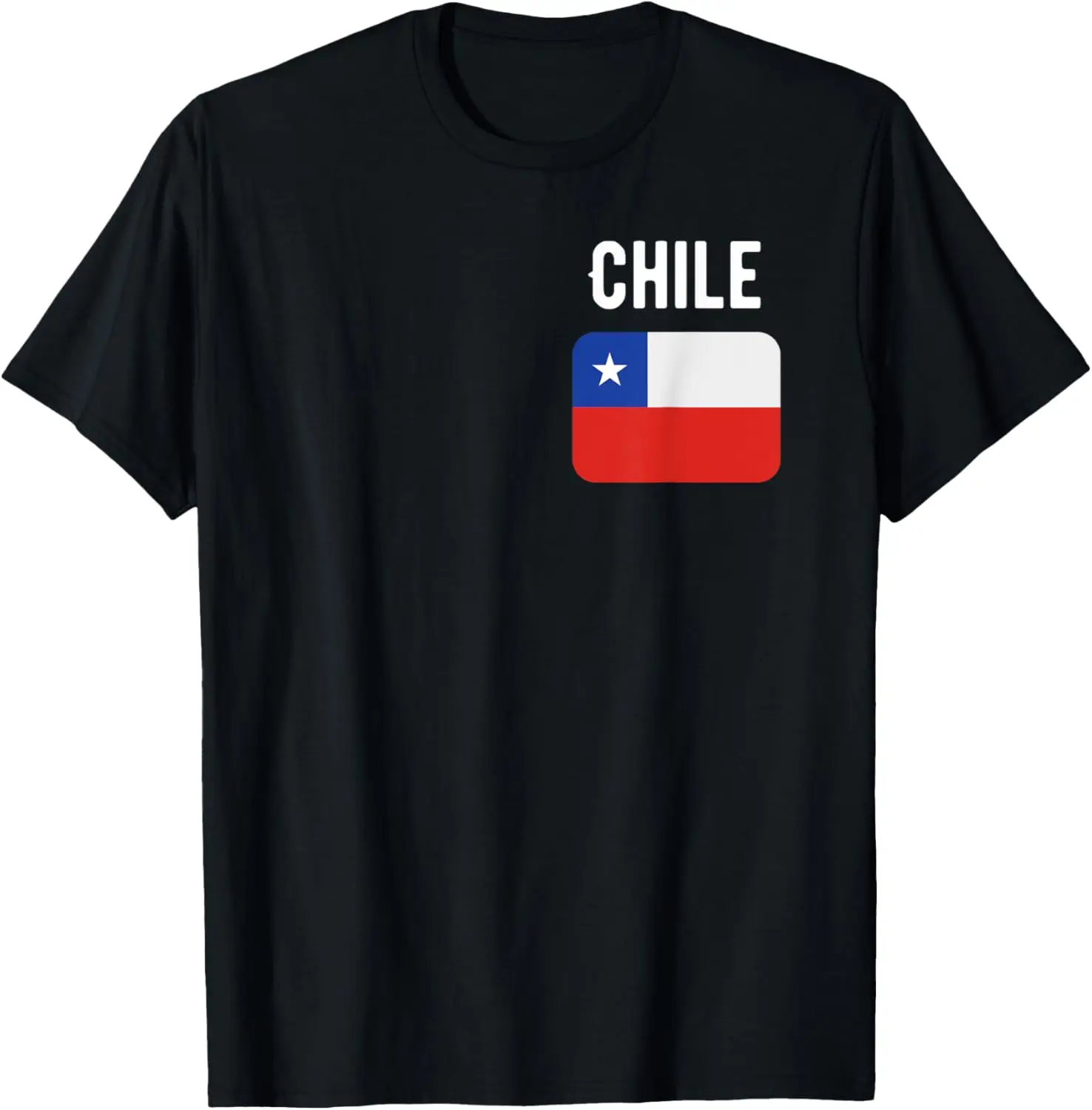 Chili Flag Chili Country Map Flag T-Shirt