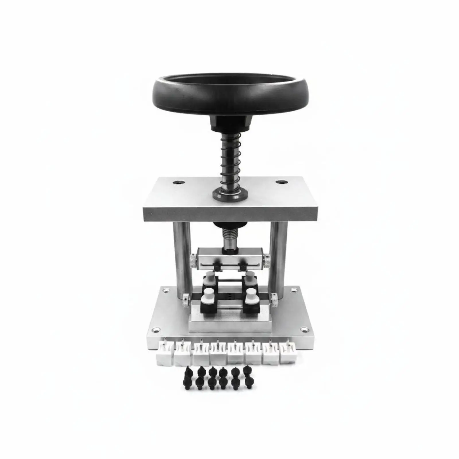 Professional Watch Case Opener with Interchangeable Clamp Heads for Watchmaker Repair