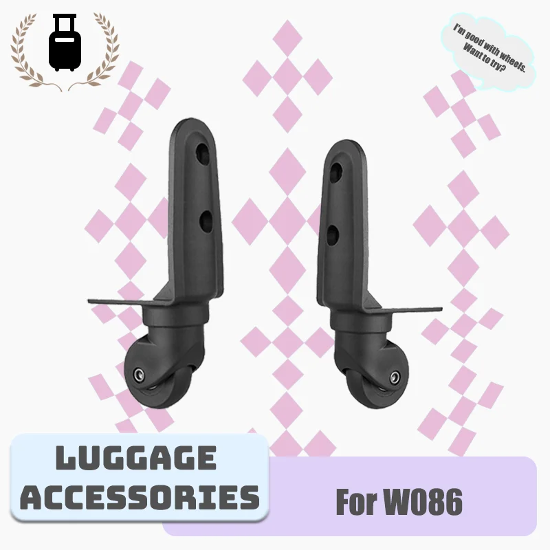 

For W086 High-Strength Luggage Wheel Replacement Ultra-Quiet Swivel Wheels Anti-Derailment Wear-Resistant Material