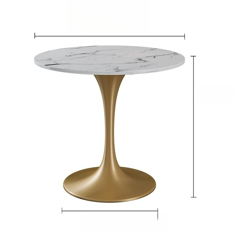 مطعم فاخر خفيف غير رسمي طاولة مستديرة الإنترنت المشاهير الحليب الشاي مقهى طاولة واحدة أربعة كراسي المبيعات #1