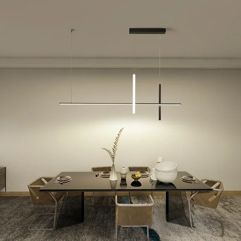 2023 Modern Minimalist Led Pendant Lights Dimmable For Kitchen Office Table Dining Room Chandelier Home Decor Lusters Luminaires