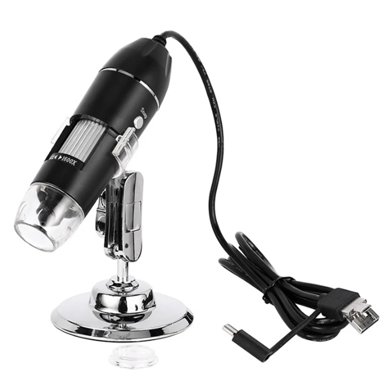 1600X Digital Microscope Camera 3In1 USB Portable Elec Microscope For Soldering LED Magnifier For Cell Phone Repair